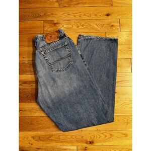 Vintage Lucky Brand Men's Jeans‎ Light Wash Lowrise Bootleg Size 38 Extra Long